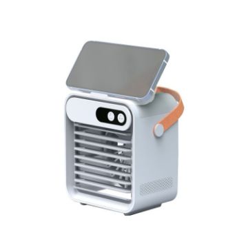 Picture of USB Mini Refrigeration And Humidification Air Conditioner Desktop Water-cooled Fan (White)