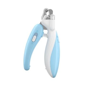Picture of Pet Nail Clipper Dogs And Cats Fingernail Trimmers With LED Lighting (Light Blue)