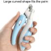 Picture of Pet Nail Clipper Dogs And Cats Fingernail Trimmers With LED Lighting (Light Blue)