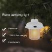 Picture of Outdoor LED Camping Light Canopy Hanging Lamp Portable Camping Tent Lights, Style: Battery Model White