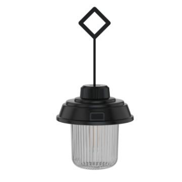 Picture of Outdoor LED Camping Light Canopy Hanging Lamp Portable Camping Tent Lights, Style: Charging Model Black