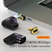 140W 5A USB 4.0 Type-C to Type-C Adapter - Straight Head - 4