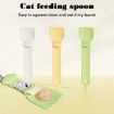 Picture of Cat Feeder Cat Strip Squeezer Pet Snack Minced Meat Feeding Spoon (Beige)