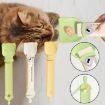 Picture of Cat Feeder Cat Strip Squeezer Pet Snack Minced Meat Feeding Spoon (Green)