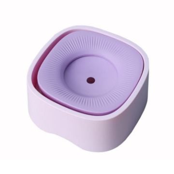Picture of Pets No Wet Mouth Floating Bowl Cats And Dogs Buoyant Drinking Fountain Bowl (Purple)
