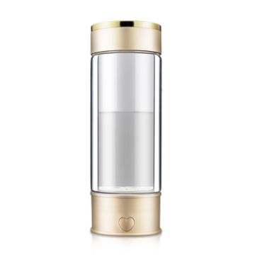 Picture of Portable Health Hydrogen-Rich Water Cup High-Concentration Negative Ion Electrolysis Generator, Capacity: 450ml (Golden)