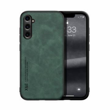 Samsung Galaxy M34 5G Green Leather Back Phone Case - 1
