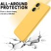 Yellow Silicone Phone Case for Xiaomi Poco M6 5G/Redmi 13C 5G - 3