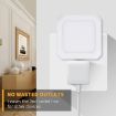 Picture of 0.6W Stepless Dimming Induction Night Light Square Light Guide Plate Baby Night Light (EU PLug)