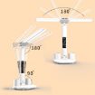 Picture of LED Intelligent Digital Display Foldable Desk Lamp, Style: Double Head Charging 3200mAh