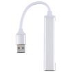 Picture of A-809 USB 3.0 + 3 x USB 2.0 to USB 3.0 Aluminum Alloy HUB Adapter (Silver)