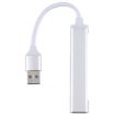 Silver Aluminum Alloy USB 3.0 Hub Adapter - A-809 - 4