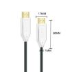 2.0 HDMI Fiber Optical Cable 4K Ultra High Clear Monitor Cable 30m White - 3