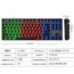 Picture of Dark Alien DK100 87 Keys Hot Plug-In Glowing Game Wired Mechanical Keyboard, Cable Length: 1.3m (White)