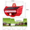 Picture of RC-710 Solar Burglar Alarm Light Remote Control Human Body Induction Drive (Red)