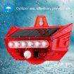 Picture of RC-710 Solar Burglar Alarm Light Remote Control Human Body Induction Drive (Red)