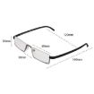 Picture of TR90 Seniors Clear Glasses With Portable Case Lightweight Presbyopic Glasses, Degree: +1.50 (Black)