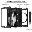 iPad 10.2 Rotating Case with Pencil Holder - Black - 4
