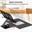 For Honor Magic V2 GKK Bluetooth Keyboard + Mouse + Pen + Holder (Black) - 3