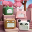 Picture of Cartoon Mini Smart Alarm Clock USB Rechargeable Children Bedside Fun With Sleeping Clock (Baby Bear Brown)