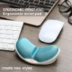 Picture of Jincomso V1C Slow Rebound Wristband Mouse Pad Ergonomic Memory Foam Mechanical Keyboard Hand Rest (Black)