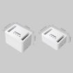 Vaydeer Metal Timed Self-Control Phone Lock Box - Small White - 3