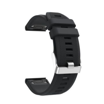 Garmin Fenix 5 Silicone Watch Band - Black - 1