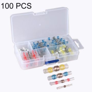 Picture of 100 PCS/Box Professional Water Resistant Solder Ring Heat-shrinkable Tube