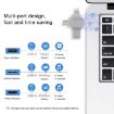 Picture of 4 in 1 128GB USB 3.0 + 8 Pin + Mirco USB + USB-C/Type-C Dual-use Flash Drive with OTG Function
