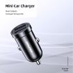 Picture of awei C-826 Mini Dual USB 2.4A Car Charger (Black)