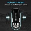 Picture of LZ-328 Safety Hammer Type QC3.0 USB Fast Charging Car Charger (Black)