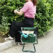 Picture of MTP-635 Gardening Bench Cart Tool Storage Bag (Blue White Stripe)