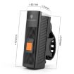 Picture of CYCLINGBOX BG-1811 Bicycle Charging Speaker Front Lamp USB Multi-Function Mountain Bike Accessories (Black)