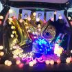 3M 20 LED Cotton Ball Light String Fairy Lights Outdoor Decoration EU Plug - 4