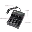 BMAX 18650 4.2V Lithium Battery USB Charger - 4 Slot (Colorful Box) - 3