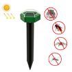 Picture of Outdoor Hexagonal Solar Ultrasonic Mole Repeller Inserted Into The Lawn Outdoor Animal Repeller (Green)