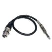 Picture of 6.35mm Caron Female To XLR 2pin Balance Microphone Audio Cable Mixer Line, Size: 3m