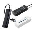 Picture of 4 X USB 2.0 Ports HUB Converter, Cable Length: 15cm,Style Without Light Bar