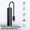 USB 2.0 Ports HUB Converter - 4 Ports, 15cm Cable Length - 4