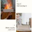 Picture of DQ709 Flame Aromatherapy Diffuser Quiet USB Air Humidifier (White)