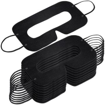 Picture of 100 PCS Black Protective Hygiene VR Eye Mask Sanitary Disposable Eye mask pads for 3D VR Glass