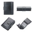Picture of Baellerry RFID Anti-Theft Automatic Pop-Up Card Wallet Buckle Metal Aluminum Shell Card Holder (Black)