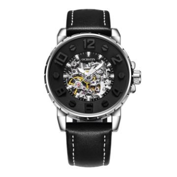 Picture of OCHSTIN 62004A Master Series Hollow Mechanical Men Watch (Silver-Black)