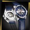 Picture of OCHSTIN 62002A Master Series Hollow Mechanical Men Watch (Silver-Blue)