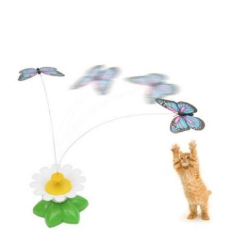 Picture of Electric Butterfly Flying Around The Flower Pet Cat Toy