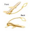 Picture of 2pcs Men Business Formal Wedding Tie Clips, Color: Gold Aircraft