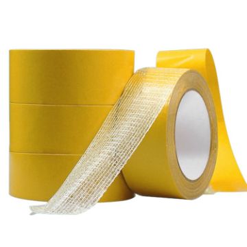 Picture of 30mmx50 m Double-sided Fiberglass Grid Sticky Adhesive Fiber Transparent Mesh Tape