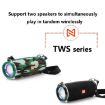 Picture of T&G TG192 LED Flashing Light Portable Wireless Bass 3D Stereo Bluetooth Speaker, Support FM/TF Card/USB (Blue)