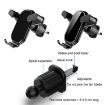 Picture of Car Air Outlet Upside-down Hook Strong Mobile Phone Holder (Cool Black)
