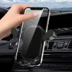 Picture of Car Air Outlet Upside-down Hook Strong Mobile Phone Holder (Cool Black)